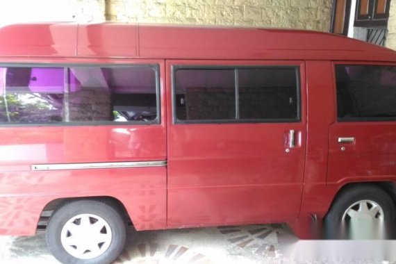 1993 Mitsubishi L300 Van Ruby Red color