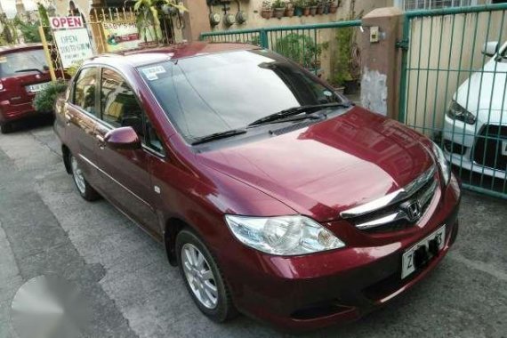 Honda City 2008 AT 1.3 IDSi Red For Sale