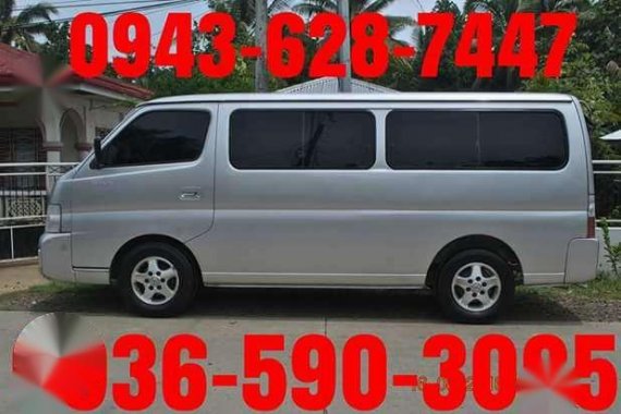 Unit located in calamba misamis occidental NISSAN URVAN ESTATE 2013