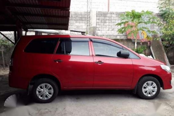 Toyota Innova J 2012 Red Manual For Sale