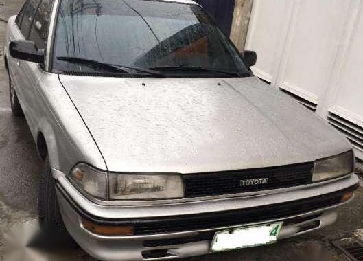 Toyota Corolla Small Body 1989 MT Silver 
