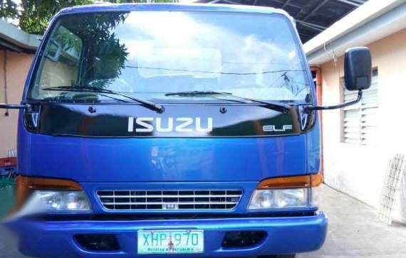 Isuzu Elf Dropside NPR Wide Giga Blue MT 