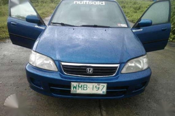 Honda City 2000 Blue Manual For Sale