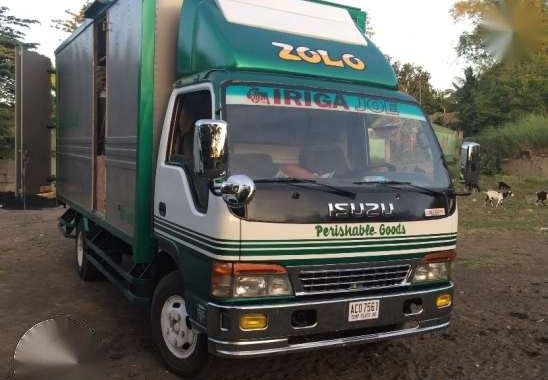 Isuzu Elf Closevan 4hf1 NPR MT Green For Sale