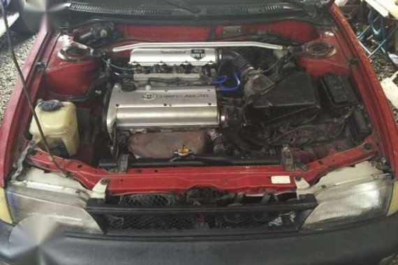 Toyota Corolla 1997 Manual Red For Sale
