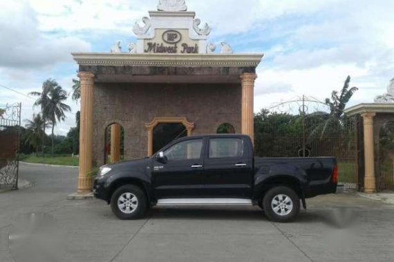 Toyota Hilux G MT 2009 4x2 Black For Sale