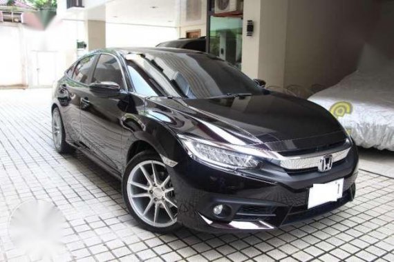 Honda Civic 1.8E 2016 AT Black For Sale