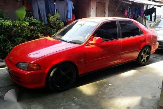 Honda Civic ESI 1995 Automatic Red For Sale