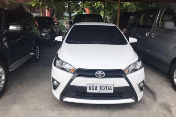 2015 Toyota Yaris E 1.3 White AT For Sale