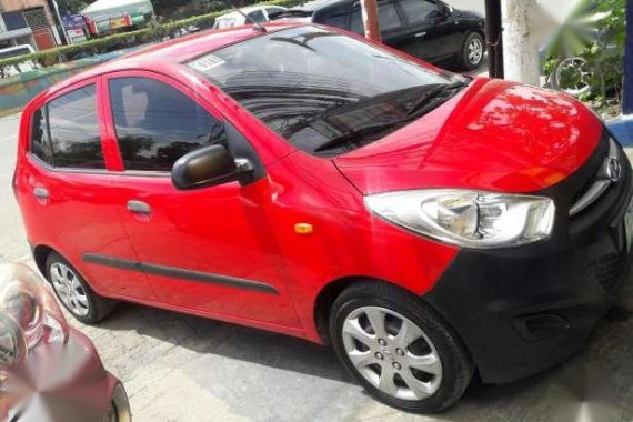 2011 Hyundai I-10 Manual Red Fpr Sale