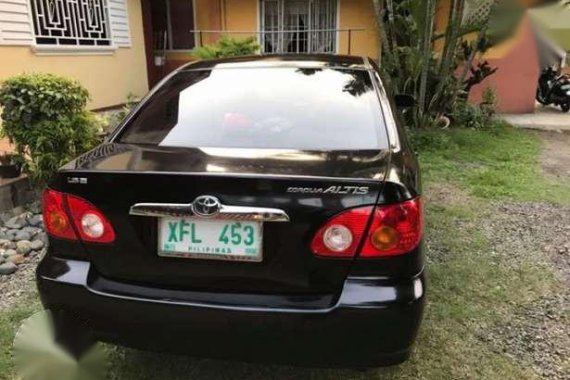 Toyota Corolla Altis 2003 Black AT For Sale
