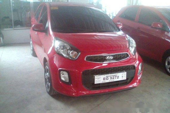 Kia Picanto 2017 hatchback red for sale 