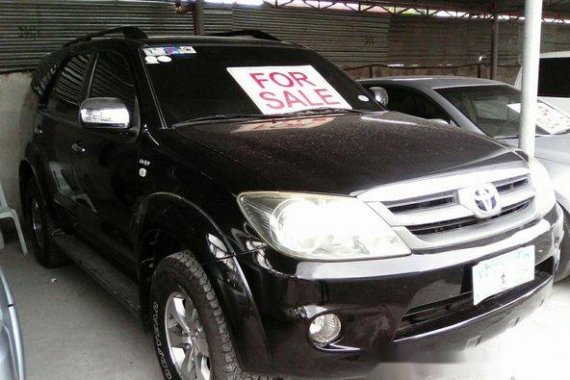 Toyota Fortuner 2007 Black SUV for sale 