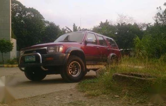 1992 Toyota Hilux Surf Ssr-X AT Red For Sale