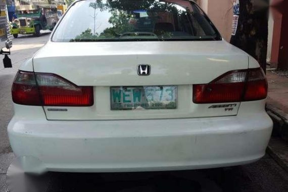 Fresh 1998 Honda Accord AT White For Sale