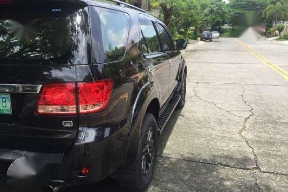 Toyota Fortuner G 4x2 2008 Black For Sale