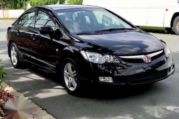 Honda Civic 2008 AT 1.8S Black For Sale