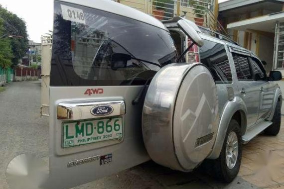 Ford Everest Model 2007 AT Silver For Sale