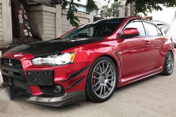 2008 Mitsubishi Evolution X MT Red For Sale