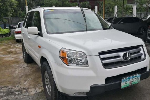 Honda Pilot 2007 Gasoline Automatic White