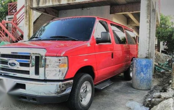 Ford E150 2015 Model AT Red Van For Sale