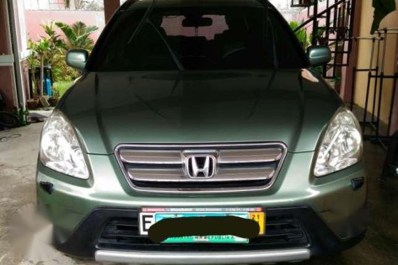 Honda CRV 2005 MT Green SUV For Sale