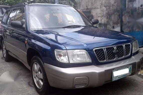 2002 Subaru Forester MT Blue SUV For Sale