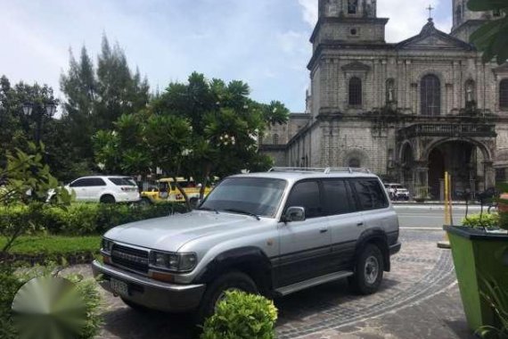 Toyota Land Cruiser 1992 AT Silver For Sale