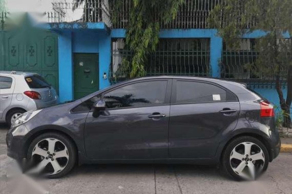 2014 Kia Rio Hatchback AT Gray For Sale