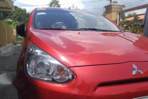 Mitsubishi Mirage Glx 2014 AT Red For Sale
