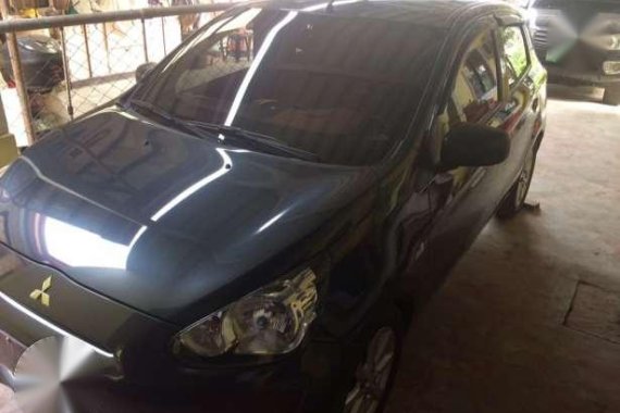 Mitsubishi Mirage Gls HB 2014 AT Blue For Sale