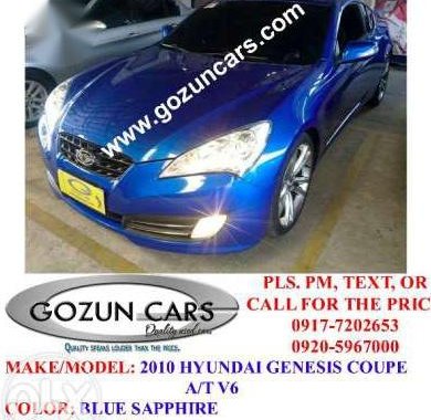 2010 Hyundai Genesis Coupe 3.8L V6 TOP OF THE LINE