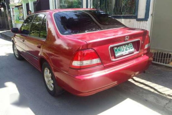 2000 Honda City Type Z 2000 1.3 MT Red  