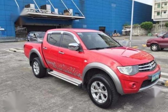 2011 Mitsubishi Strada GLS 4x4 MT Red For Sale