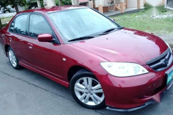 2004 Honda Civic Vti AT Sedan Red For Sale