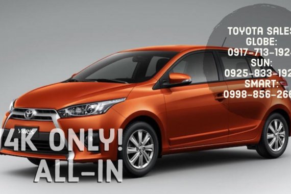 BRAND NEW!!! Call Now: 09258331924 Casa Sales 2019 Toyota Yaris ALL IN PROMO LOWEST SALE
