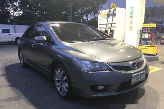 Honda Civic 2011 sedan silver for sale 