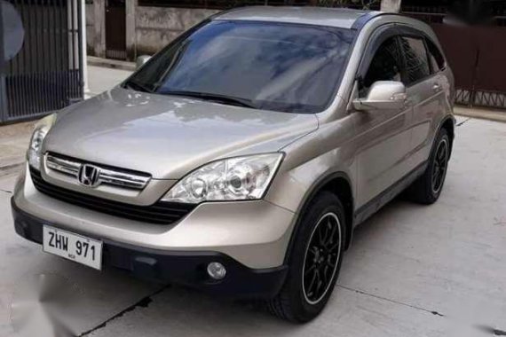 2007 Honda CR-V 4x2 AT Beige For Sale