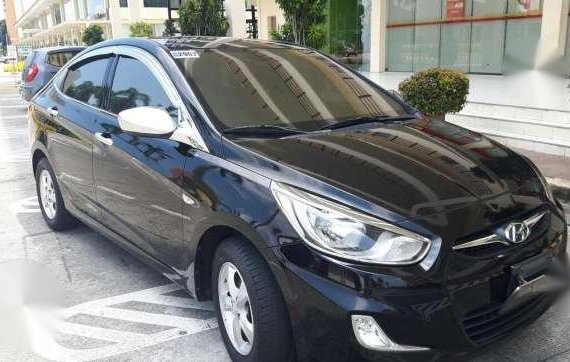 Hyundai Accent 2012 AT Black For Sale