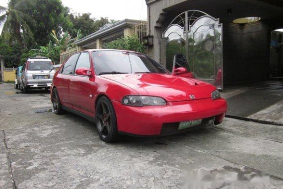 Honda Civic 1994 sedan red for sale 