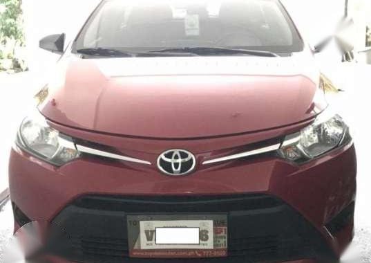 2017 Toyota Vios 1.3 J MT Red For Sale