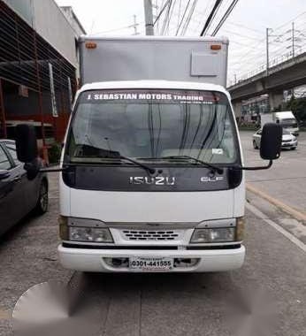 Isuzu elf giga aluminum van 4jg2 11FT