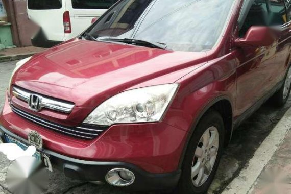 Honda CRV 2007 2.4L 4WD AT Red For Sale