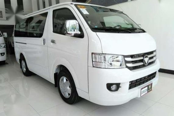 New 2017 Foton View TransVan MT White 