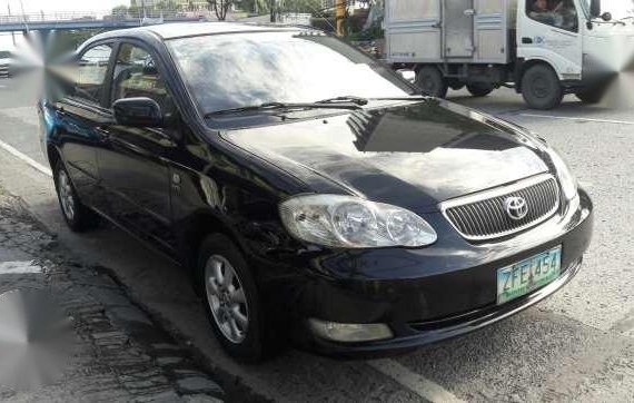 2005 Toyota Corolla Altis MT Black For Sale