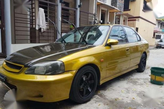 Honda Civic 1999 LXi SIR AT Yellow For Sale