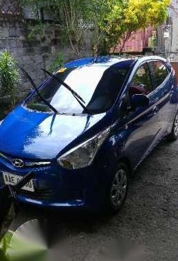 Hyundai Eon 2015 MT Blue HB For Sale