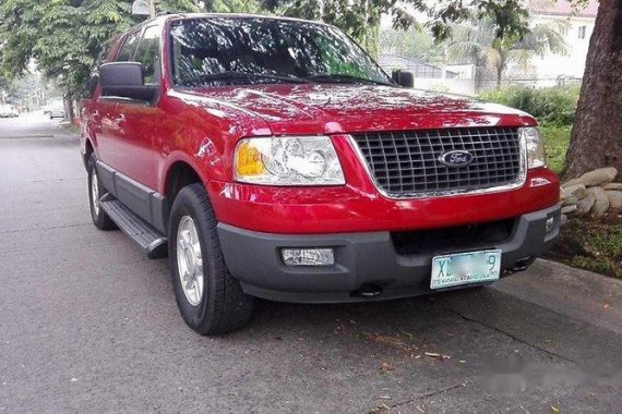 Ford Expedition 2003 SUV red for sale 