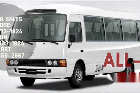 2017 Toyota Coaster Brand New ALL IN LowDown Promo