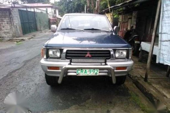 1999 Mitsubishi L200 Strada 4x4 MT Blue 